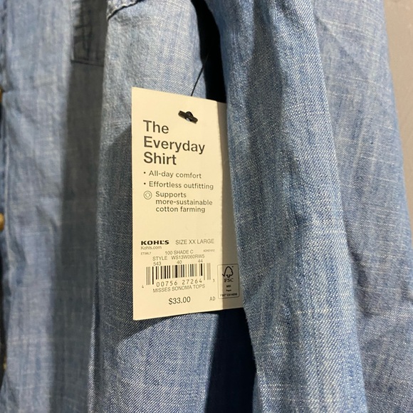 Womens button down shirt - Picture 2 of 5